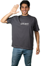 BREAK THE STEREOTYPE - تيشيرت لا تسمع، اكتشف - XS / Grey